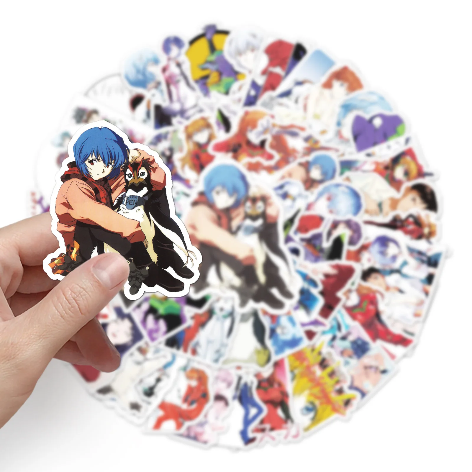 50 шт. аниме-наклейки для ноутбука