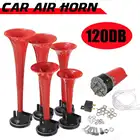 Универсальный музыкальный клаксон Dixie Dukes Of hazffer, очень громкий клаксон для автомобиля, грузовика, лодки, с воздушным компрессором, 12 В, 125 дБ