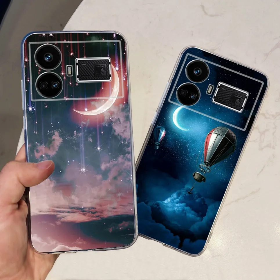Прозрачный силиконовый мягкий чехол из ТПУ для Realme GT5 чехол, чехлы для OPPO Realme GT 5 RealmeGT5, чехлы с цветочным мраморным желеобразным бампером (art.: 3920c3ee562bb) - 3920c3ee562bb