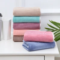 sports towel ultra fine fiber korean embroidered towel do not shed hair hotel beauty towel absorbent cleaning face towel
