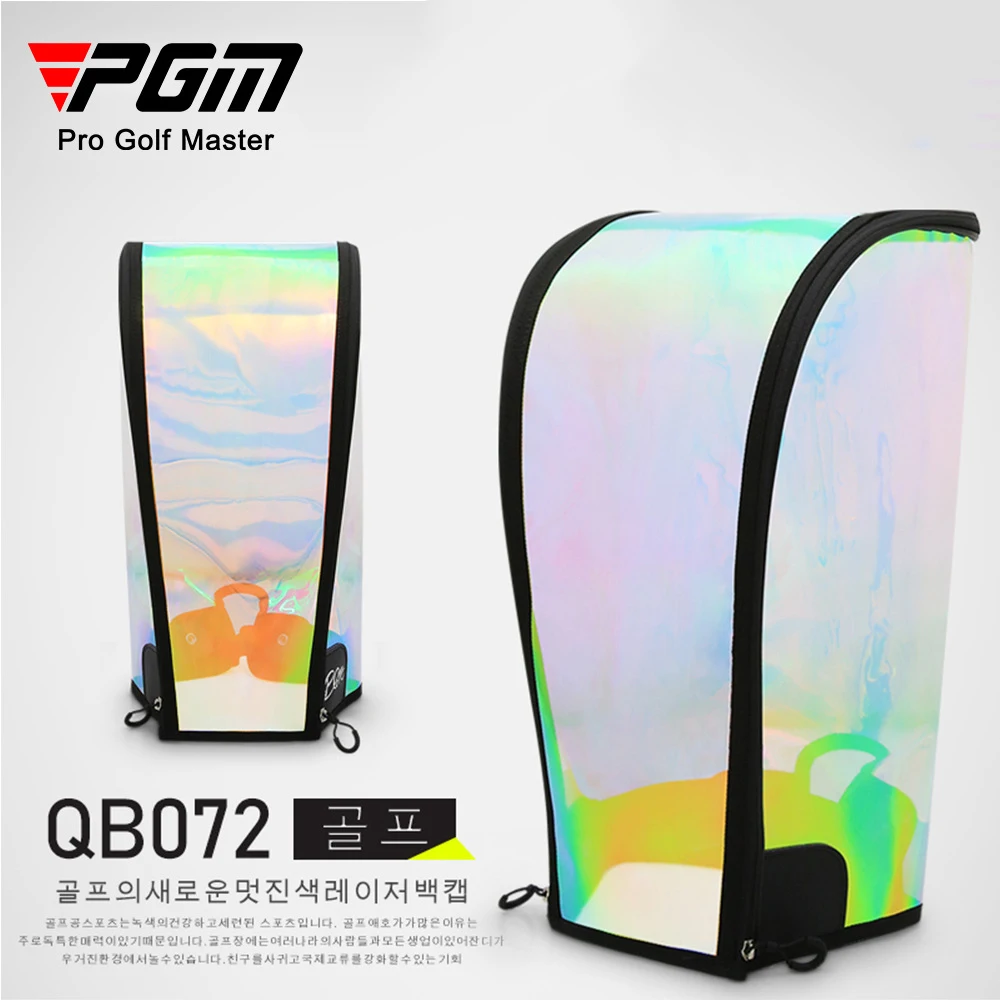 

Pgm 2023 New Golf Bag Cap Universal Colorful Ball Cap Men And Women Transparent Ball Cap Qb072 Colorful Light Ball Cap