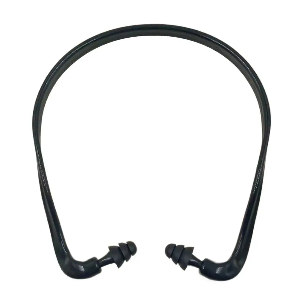 

Противошумные силиконовые беруши на голове