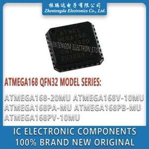 ATMEGA168-20MU ATMEGA168PA-MU ATMEGA168PB-MU ATMEGA168V-10MU ATMEGA168PV-10MU ATMEGA168 ATMEGA IC MCU Chip VQFN-32