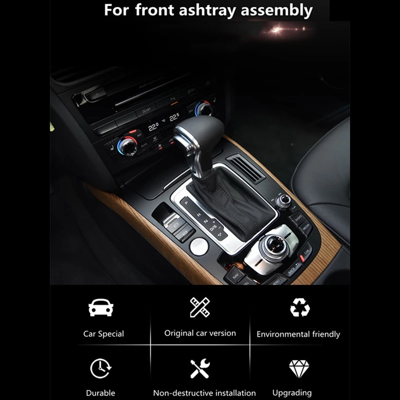 

For- A4 B8 A5 Q5 2009-2015 Front Console Ashtray Assembly 8K0857951 C8KD857951