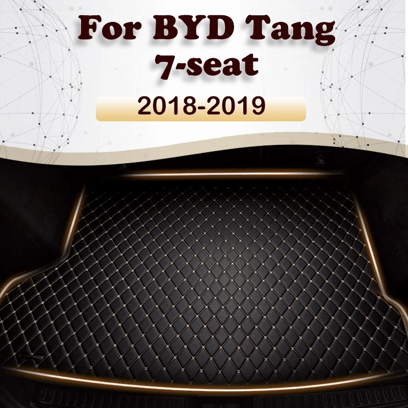 

Car Trunk Mat For BYD 7-Seat Tang 2018 2019 Custom Car Accessories Auto Interior Decoration