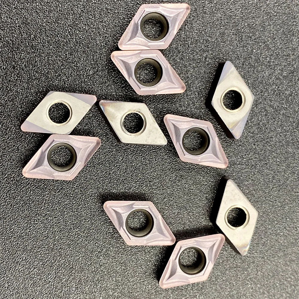 

DCMT 070208 DCMT070208 1125 DCMT21.52 поворотные твердосплавные вставки инструменты, индексируемый резак, лезвие токарного станка, 10 шт.