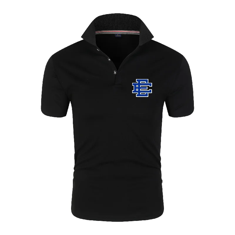

Eric Emanuel EE Men Polos Men's T Shirts Casual Short Sleeve Polo Shirt High Quality Brand Clothing Summer Streetwear Male Tops