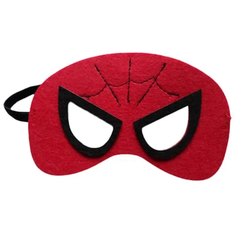 Супергерой, искусственная маска, косплей, Человек-паук, Халк, Капитан Америка, Железный человек, детский маскарадный подарок на Хэллоуин, маска для глаз из фетра
