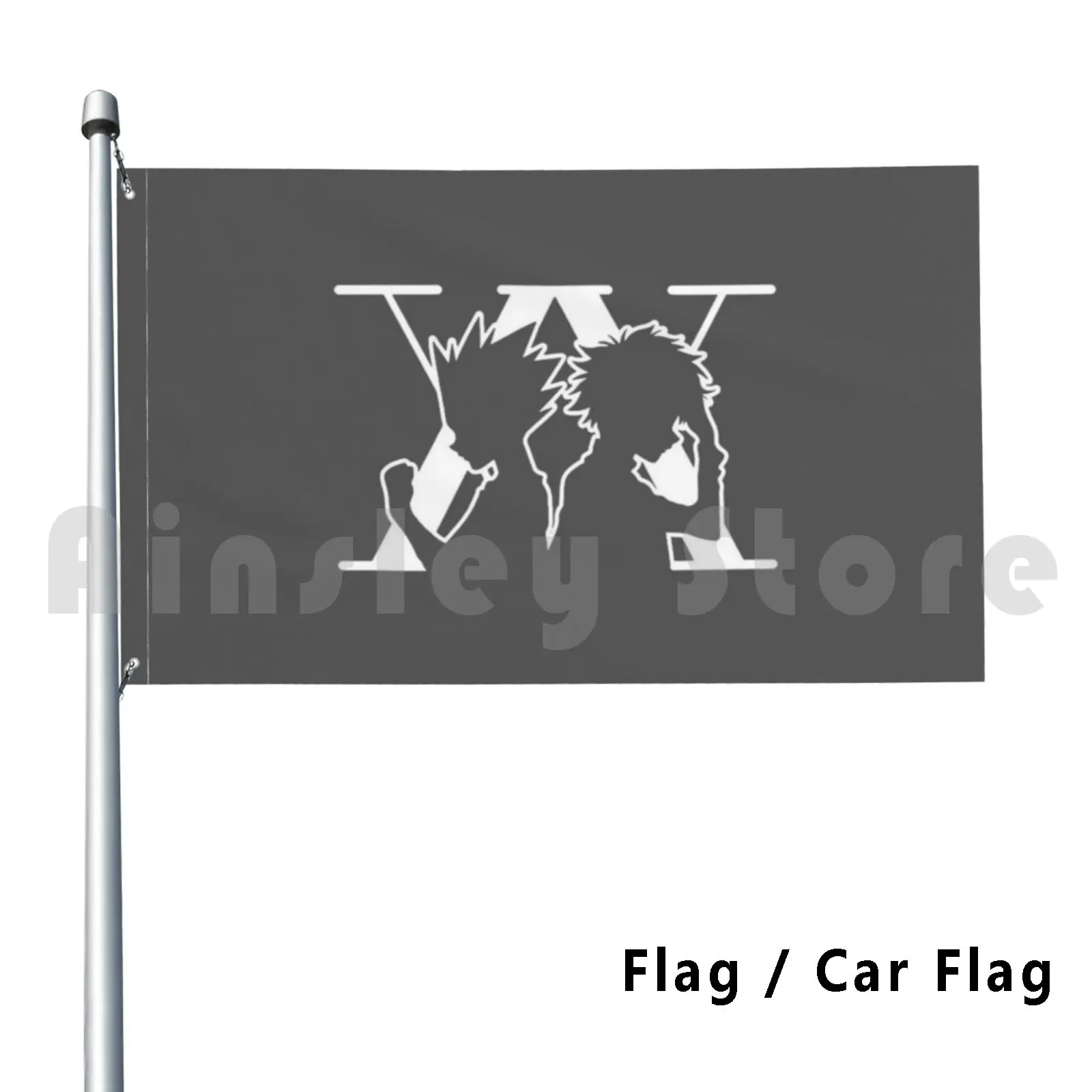 

Hxhunter Double Power Flag Car Flag Funny Hunter X Hunter Manga Hunterxhunter Gonk Illua Zoldyck