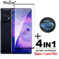 for oppo find x5 glass 3d full cover curved screen protector for oppo find x5 tempered glass for oppo find x5 hd lens film