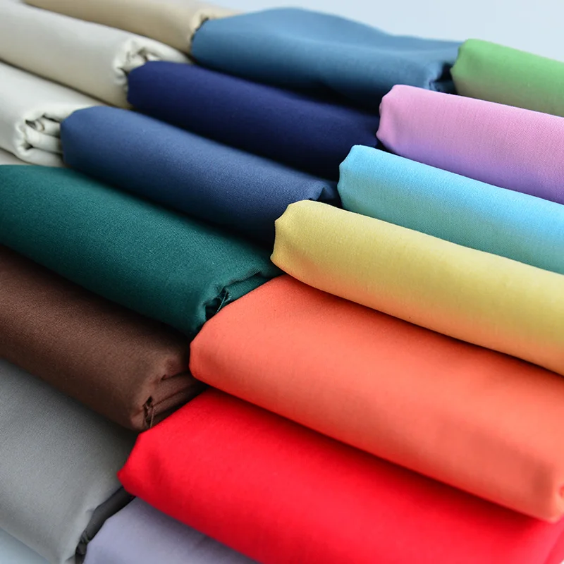 

140x50cm Solid Color 40% Cotton Blended Thick Clothing DIY Handmade Curtain Sofa Cloth Head Linen Cloth 290g/m