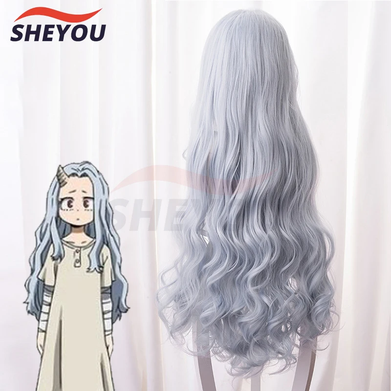 Новинка 2020 женский парик Chisaki из аниме Моя геройская Академия серая и синяя