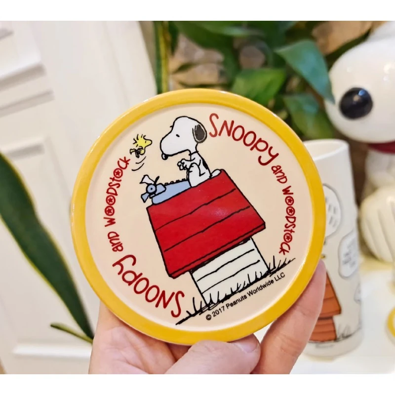 

Термоизоляционный коврик Snoopy с подставкой аниме, столовый коврик, подставка под чашку, кухонные аксессуары, офисный декоративный коврик для молочного чая и кружек