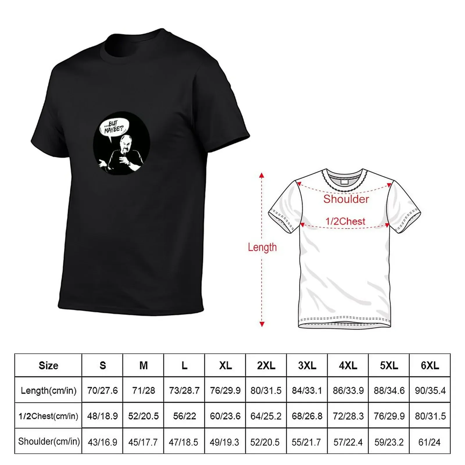 Louie CK Maybe T-Shirt aesthetic clothes quick drying t shirts for men