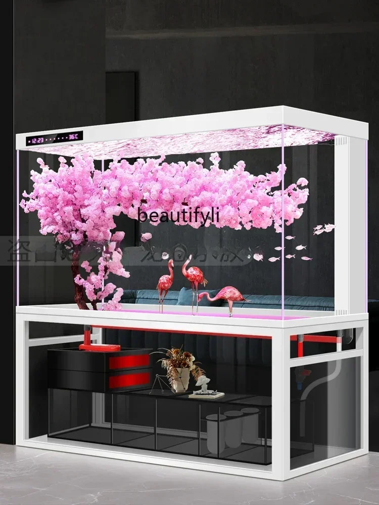 NQ Гостиная Сменный фильтр для воды Нижний Аквариум рыбы-дракона Бытовой супер