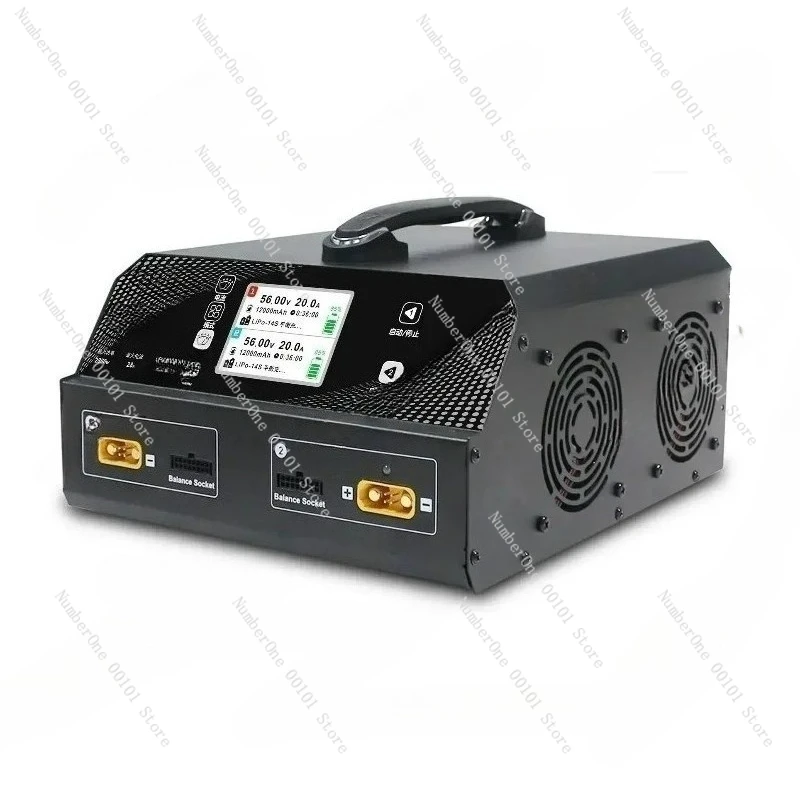 Фото Мощное зарядное устройство Ultra Power UP2800-14S для защиты растений, двухконтурное, 6-14S, 2800 Вт №1