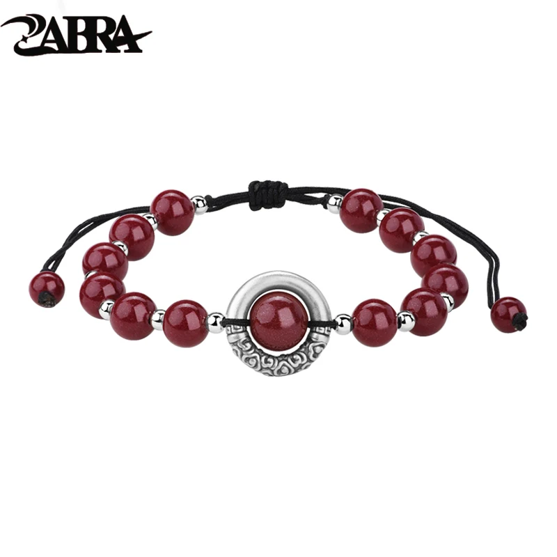 Женский браслет с защитной пряжкой из стерлингового серебра 925 пробы ZABRA новый