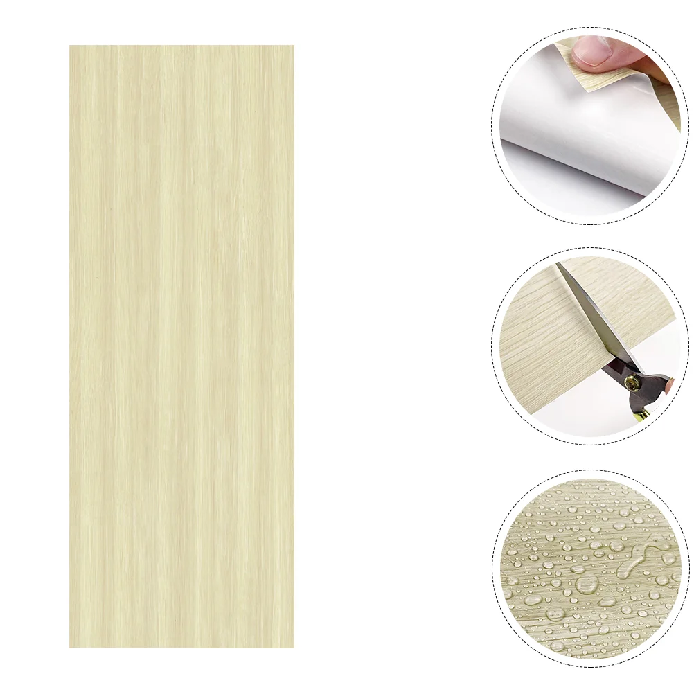 

Bedroom Removable PVC Peel and Stick Floor Planks Wood Grain Floor Sticker Peel and Stick Floor Sticker