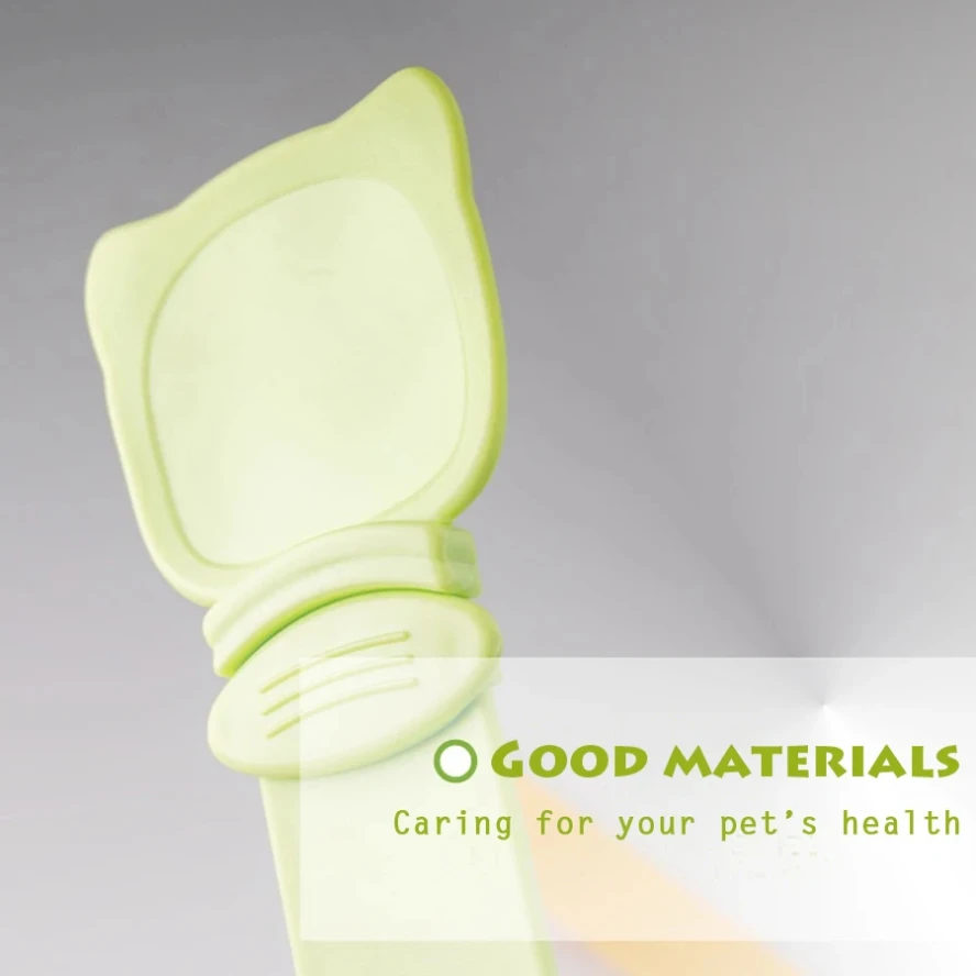 Симпатичные и удобные ложки для лакомств кошек: легко выдавливаемая одноручная