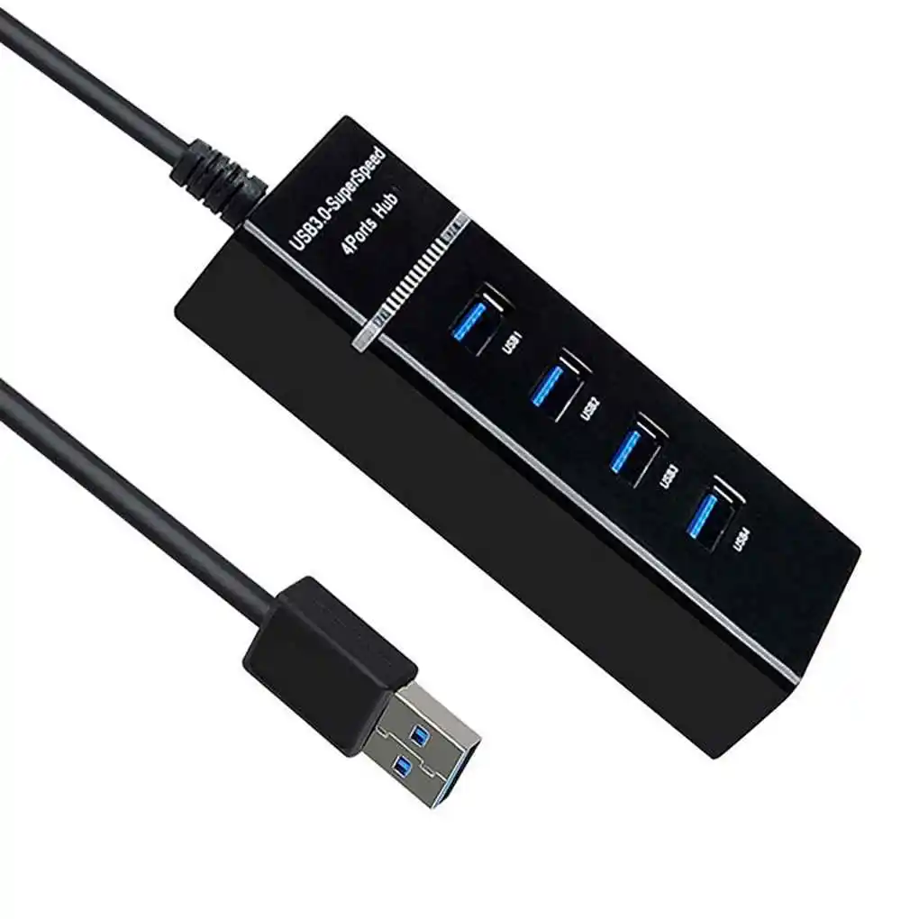 

Портативный высокоскоростной Разветвитель USB 3 0 Hub 4 Port 5 Гбит/с
