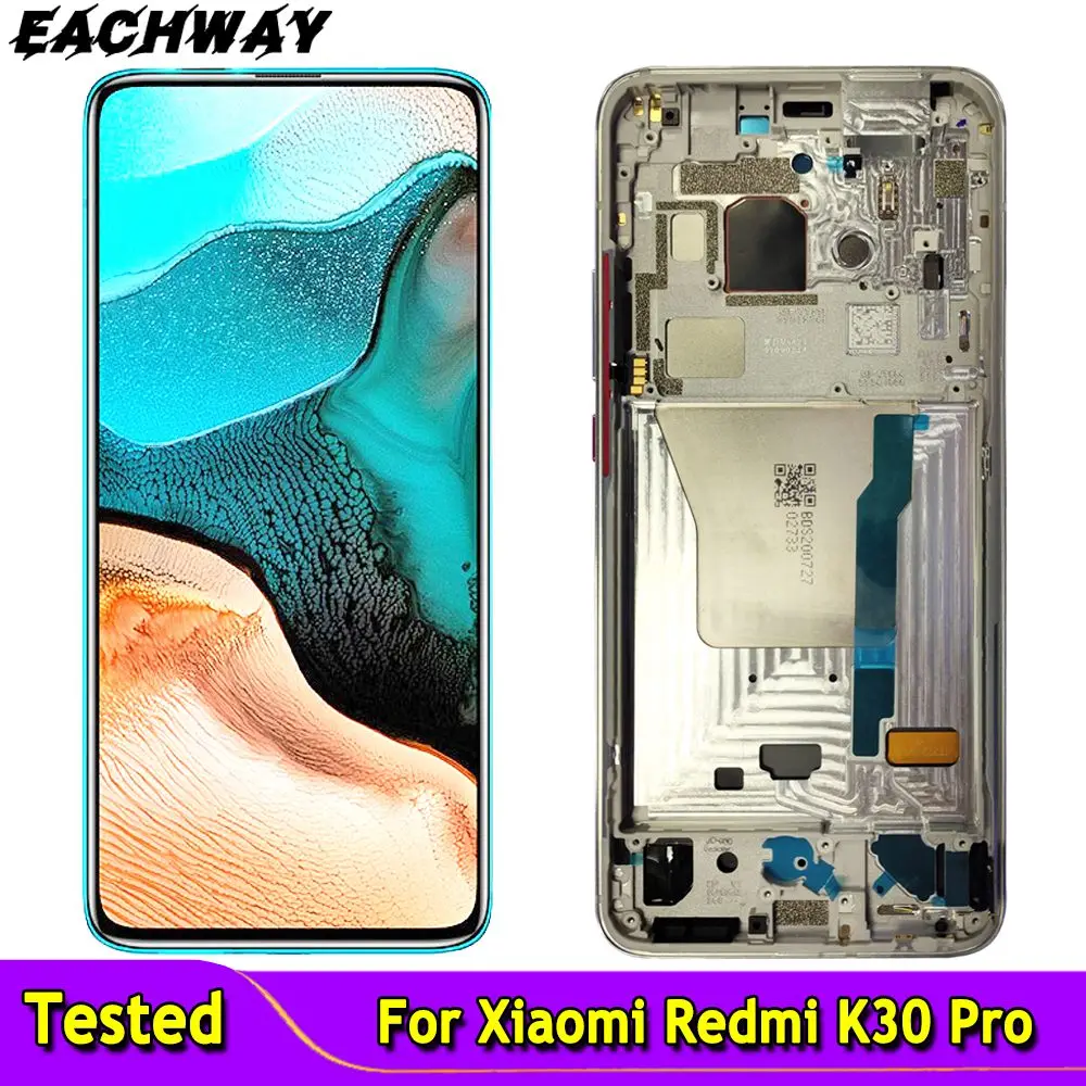 

AMOLED 6.67" Display For Xiaomi Redmi K30 Pro LCD Touch Screen Digitizer Assembly M2001J11C For POCO F2 PRO Redmi K30 Pro LCD