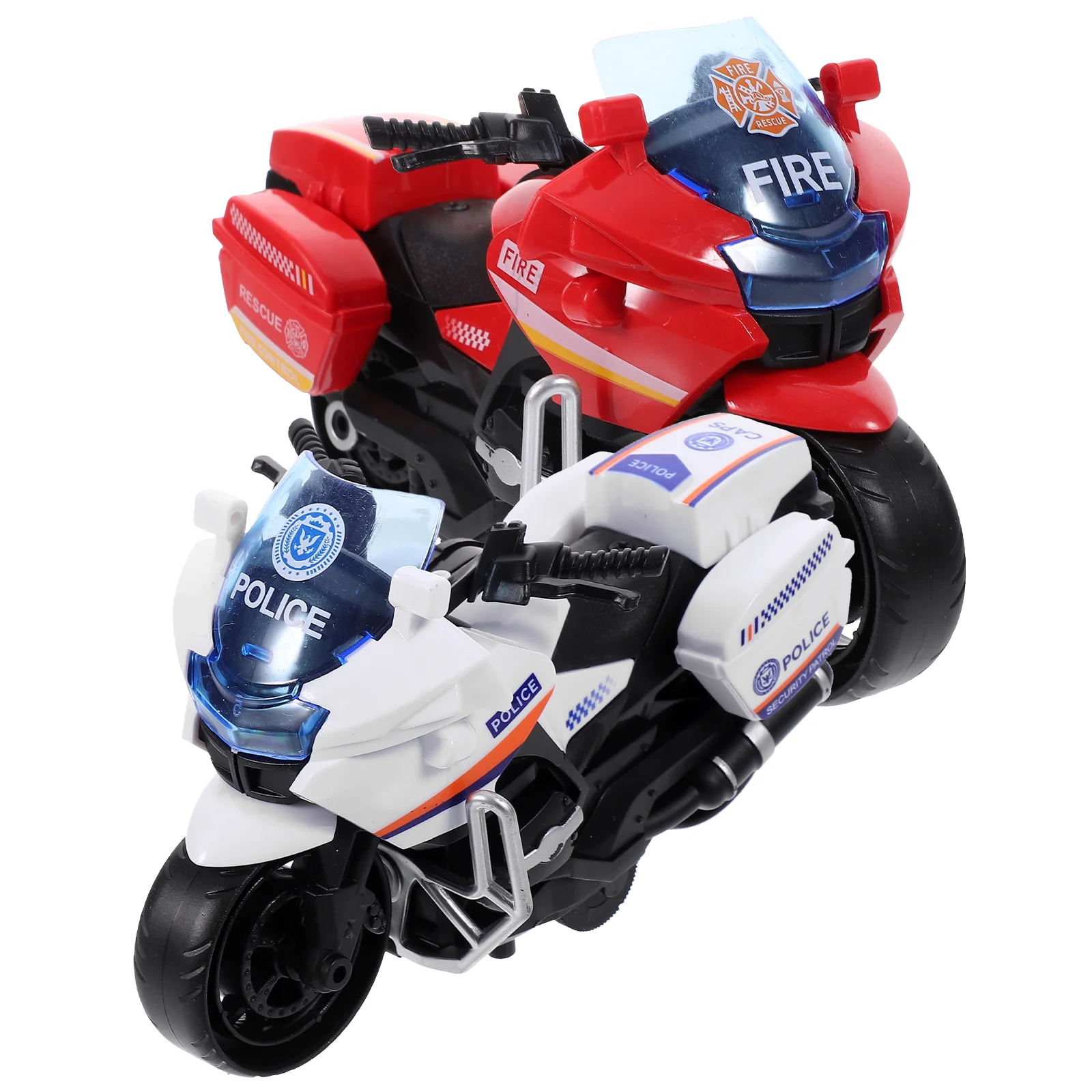 

2Pcs Plastic Motorcycle Toys Portable Pull Back Car Interesting Children Playthings