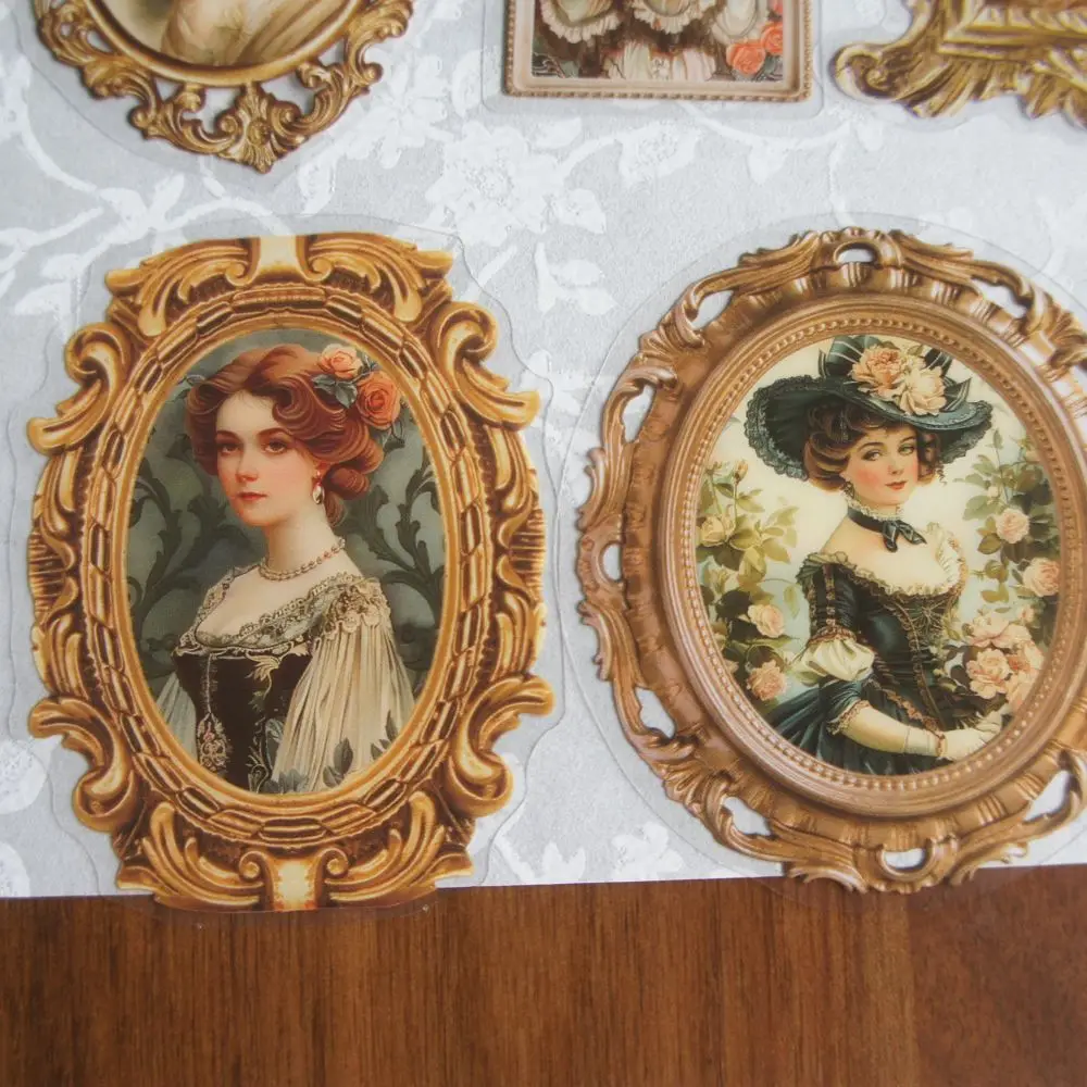 18 шт. картина в винтажном стиле металлическая рама дизайн ПВХ наклейка