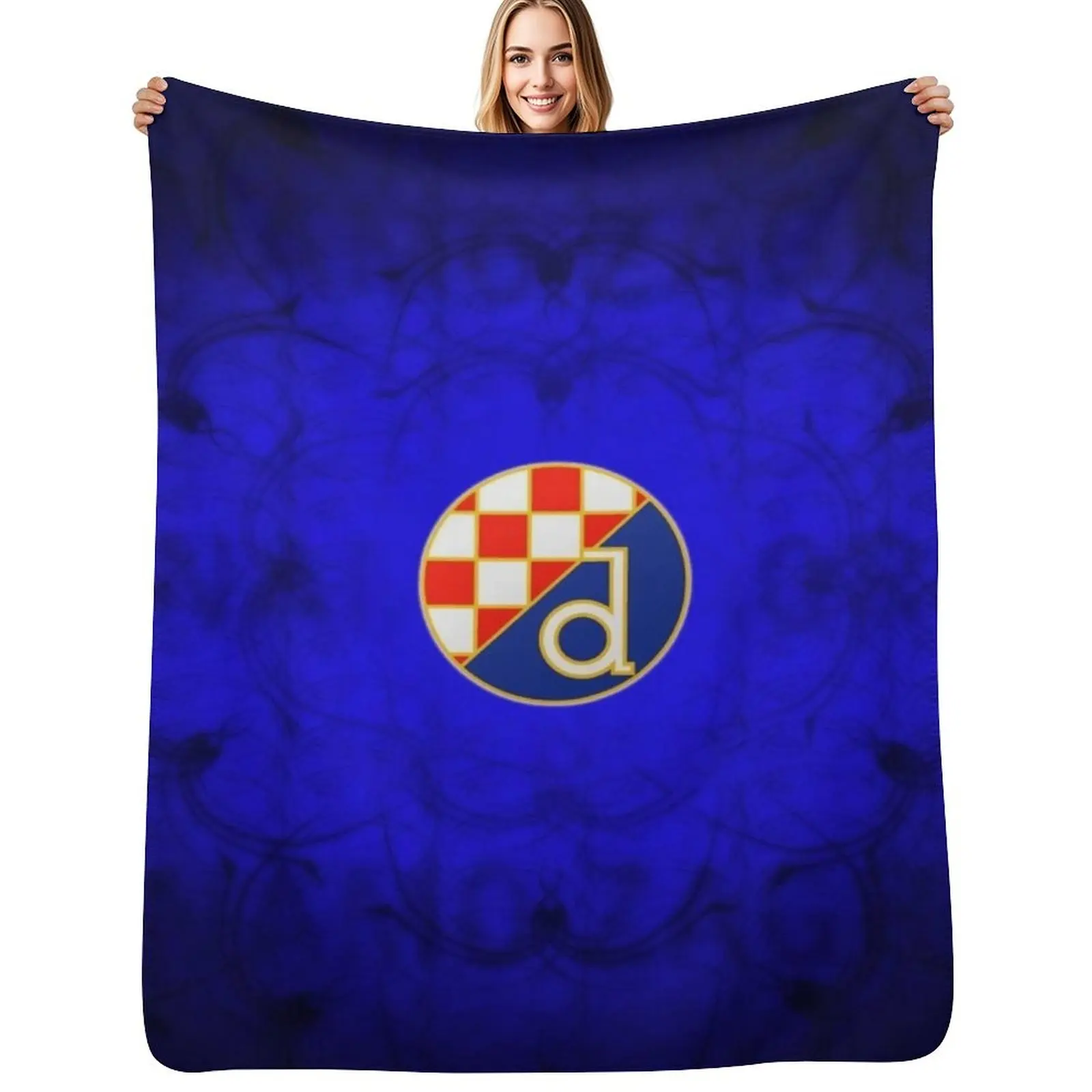 Фото Плед GNK Dinamo Zagreb, мягкое декоративное одеяло для дома, для дивана, спальни №1