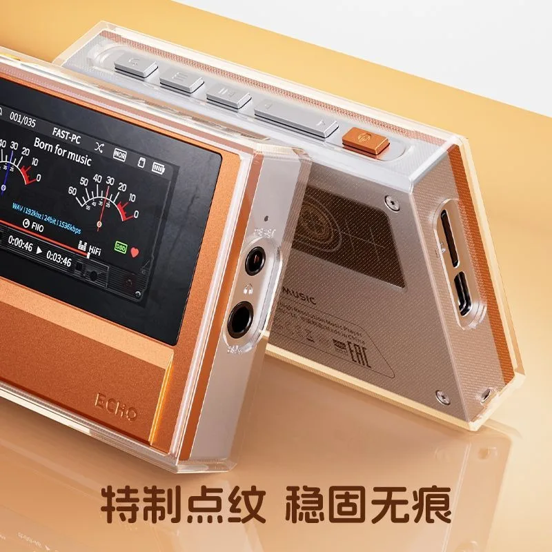 Фото Специальный защитный чехол ECHO для FiiO/Flying Proud NEST-ECHO, прозрачный водонепроницаемый чехол из ТПУ, защита от падений, высокая прозрачность №5