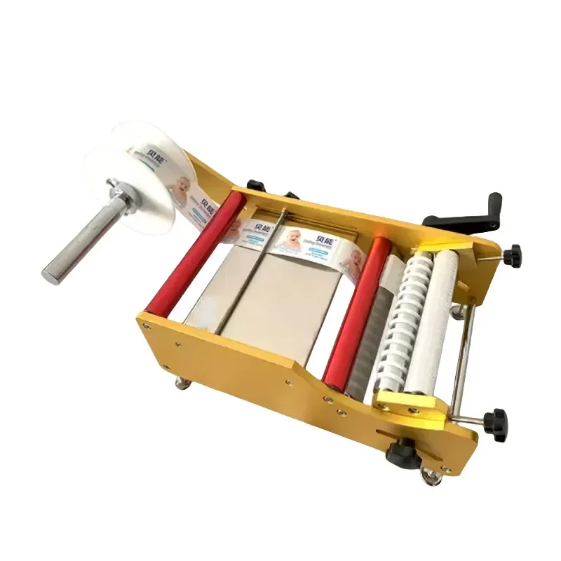 Фото Ручная этикетировочная машина для круглых бутылок, банок с медом и орехами, самоклеящихся этикеток, этикетирования бутылок красного вина, 1 шт. №2