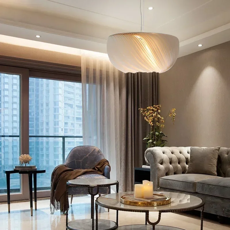 Wabi-sabi Подвесная лампа в виде пергамента для потолка креативная японская