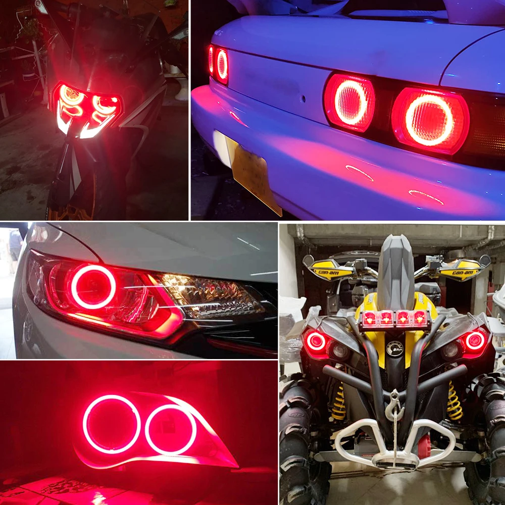 

2PCS 12V COB LED Автомобильное кольцо Halo LED Angel Eyes Автомобильная противотуманная фара 60 мм 70 мм 80 мм 90 мм 100 мм 110 мм 120 мм Белый Красный Зеленый Синий Янтарный
