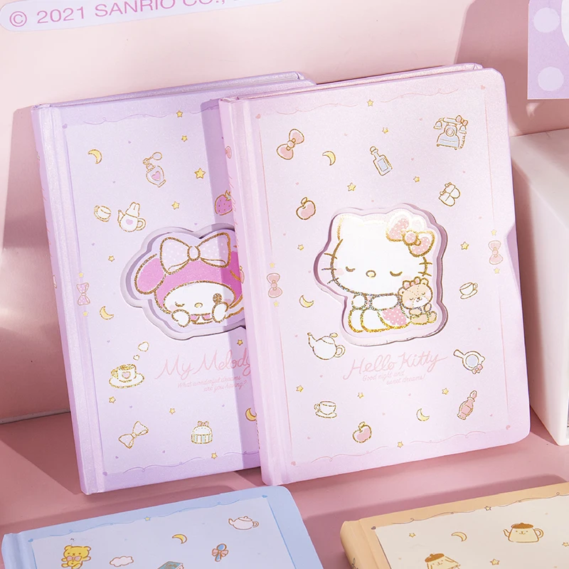 

Kawaii Sanrio Hellokittyed My Melody записная книжка с вырезами цветные внутренние страницы Милая Детская домашняя работа в твердом переплете дневник Книг...