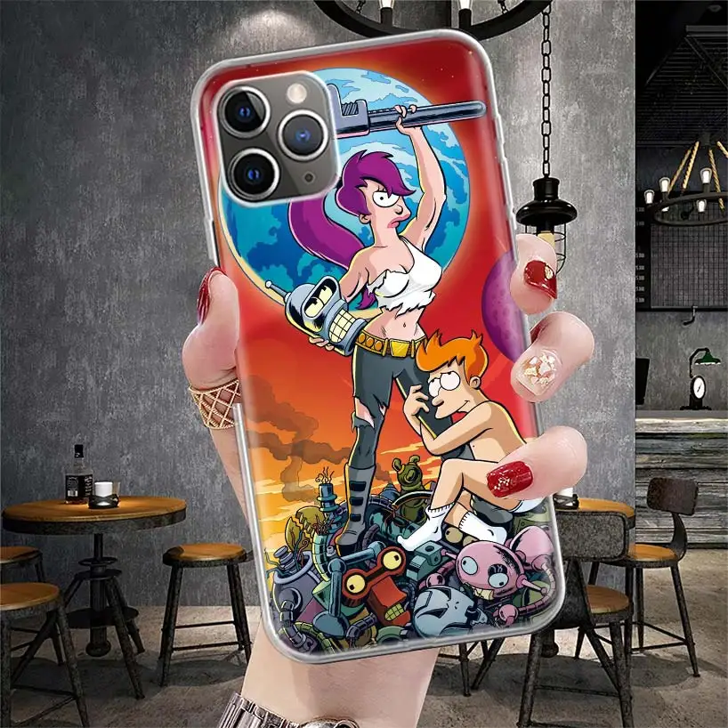 Мультяшный F-футуристический чехол для телефона Apple iPhone 11 13 12 Pro XS Max XR X 7 8 6 6S Plus Mini 5 |