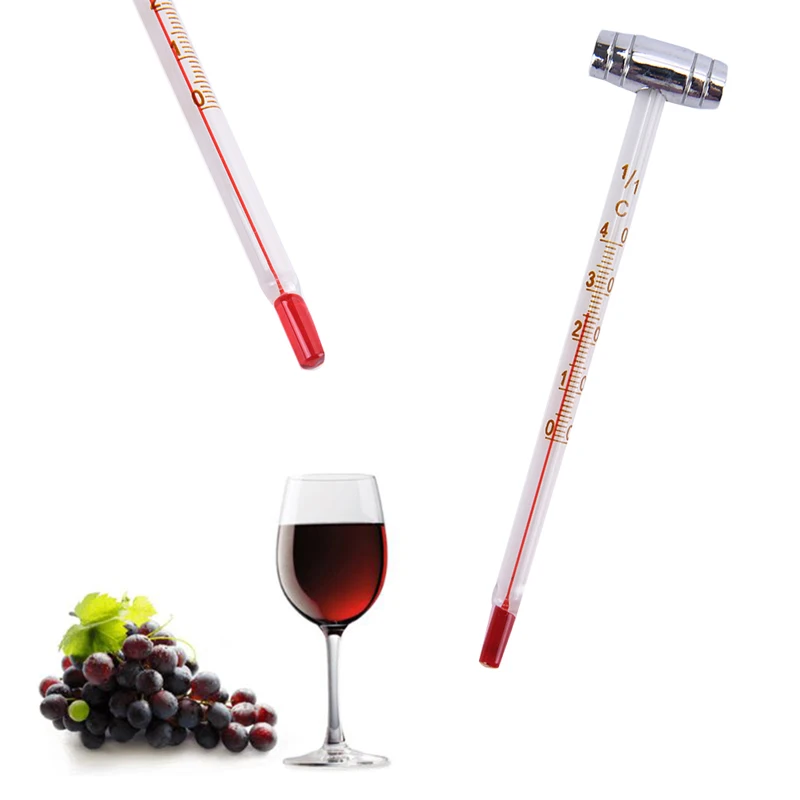 

Home Tool Alcohol Meter Tester Glass Wine Concentration Meter 0-40℃ Tester Tools For Home Brewing Making Beer Wine Mead