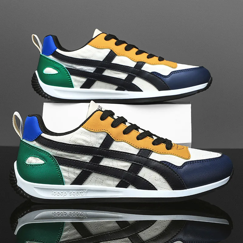 Summer Fashion Breathable Lace-up Men Casual Sports Shoes Comfortable Anti-slip Outdoor Man Casual Sneakers Men's Trend Sneakers