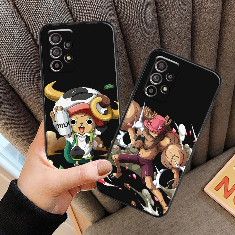 

One Piece Anime For Samsung A20 A21 A22 4G 5G Phone Case Liquid Silicon Carcasa Back Soft