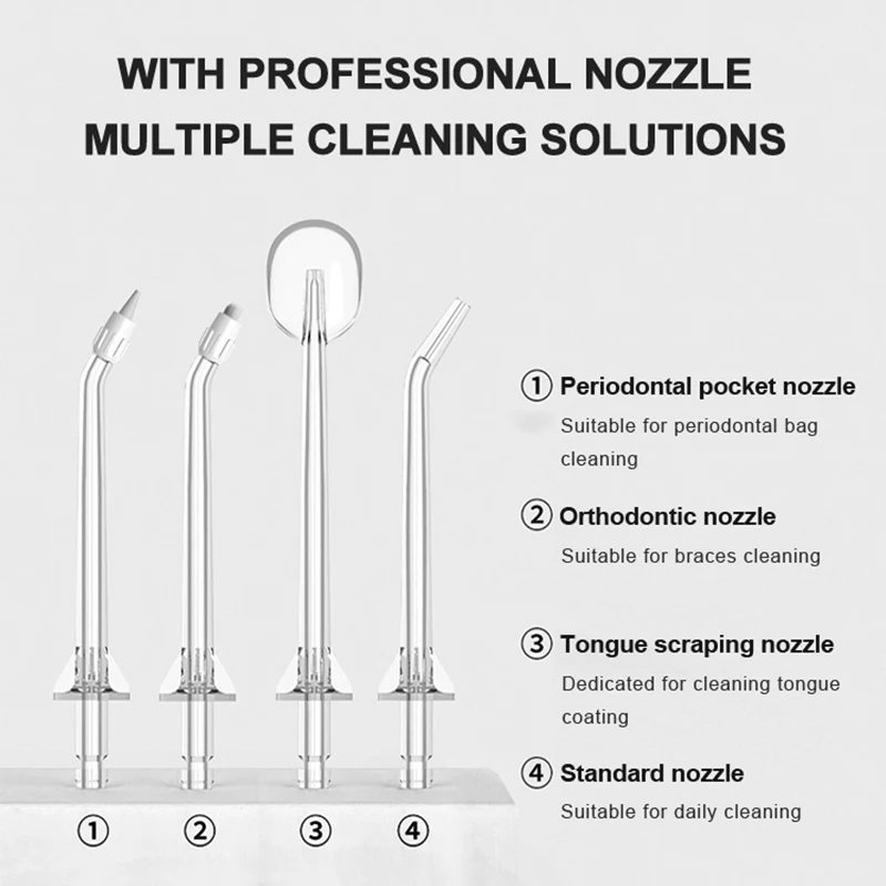 Ирригатор полости рта портативный 3 режима 5 насадок 200 мл | Бытовая техника
