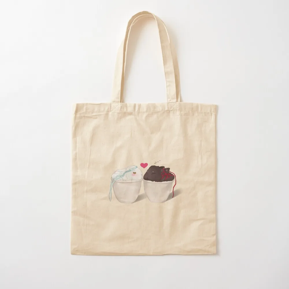 Большая сумка WanXian с маленькими кроликами для пляжных сумок эстетичная холщовая