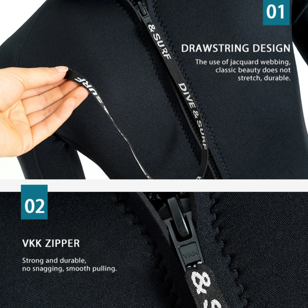 1.5MM/3MM Neoprene Scuba Diving Wetsuit Full Body Thermal Waterproof Diving Suits Winter Warm Men Underwater Freediving Swimsuit