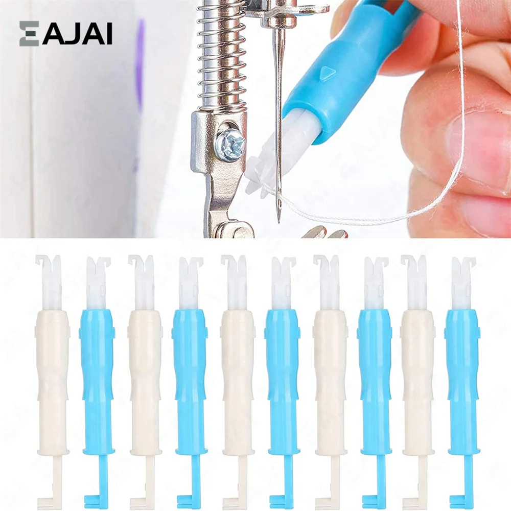 

Sewing Machine Needle Threader Stitch Insertion Tool Automatic Threader Quick Sewing Threader Needle Changer Hold Needles Firmly