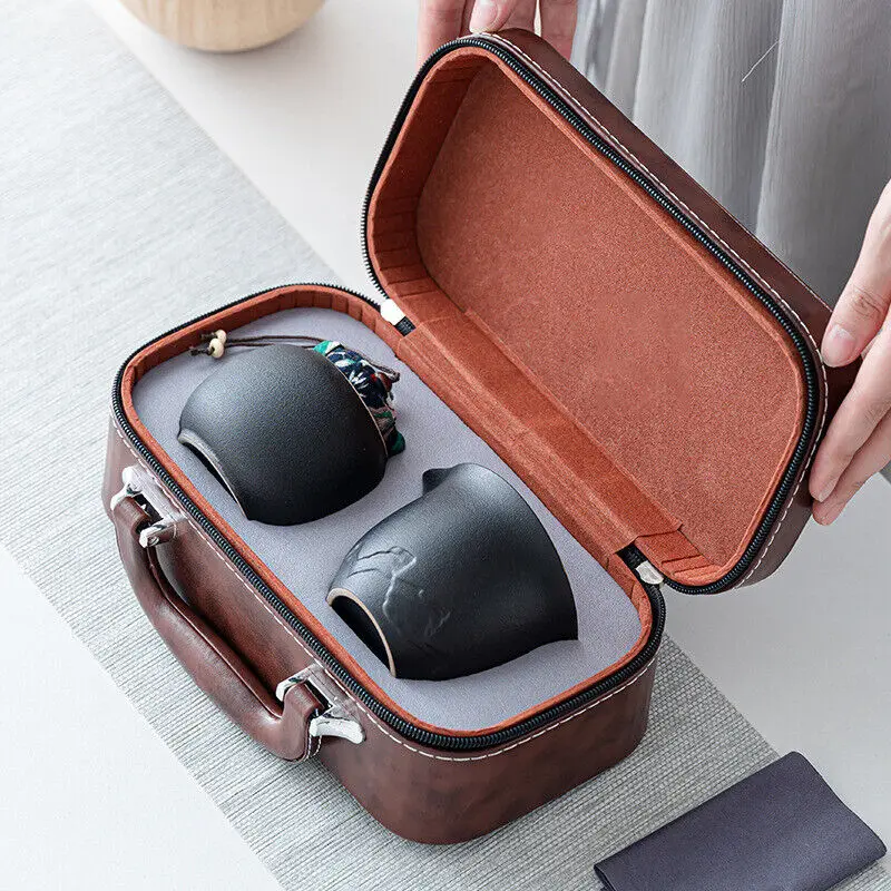 5 шт. портативный дорожный чайный набор мини чайная чашка керамический кунг-фу