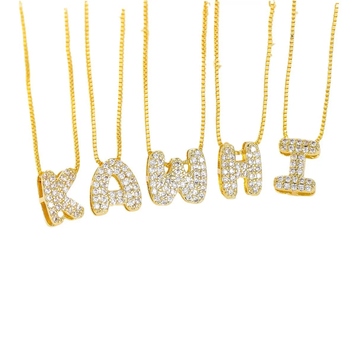 Ожерелье KMVEXO с подвеской в виде букв раннего стиля для женщин и мужчин чокер из