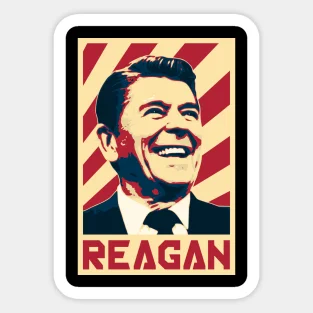 

Reagan Retro Propaganda 5PCS Stickers for Funny Car Room Wall Cute Window Bumper Print Decor Kid Water Bottles Background