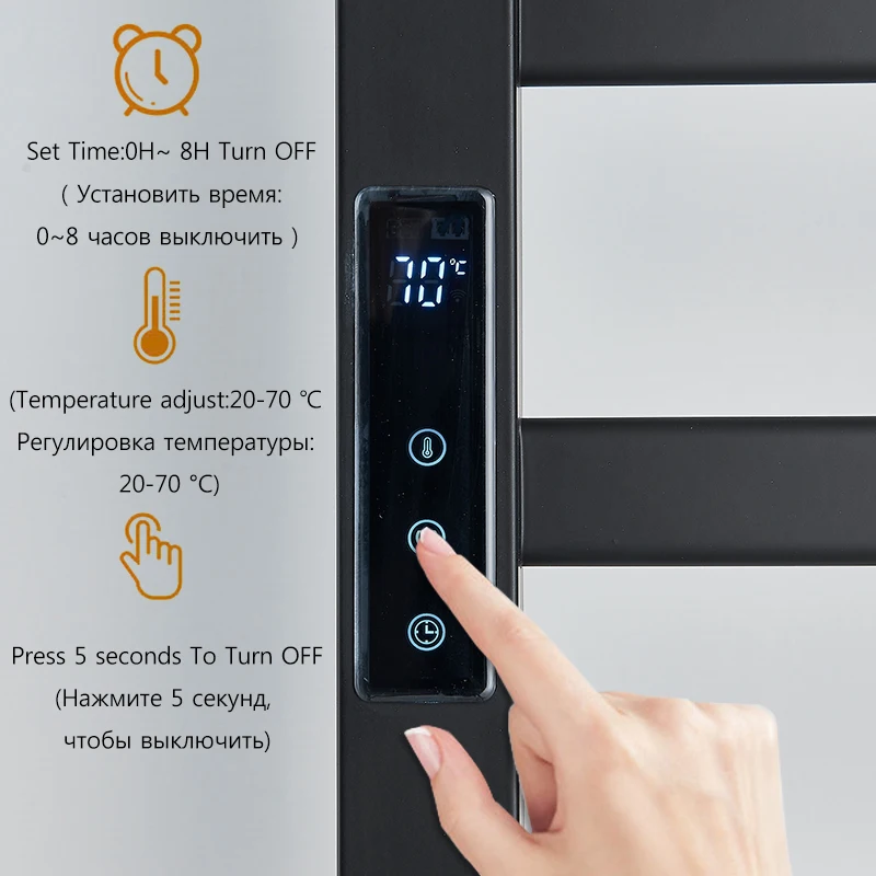 Электрический держатель для полотенец из нержавеющей стали | AliExpress