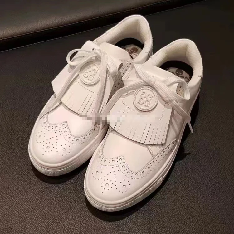 

Golf Shoes Fashion Women's Small White Shoes High-Quality Leather Outdoor Sports Shoes