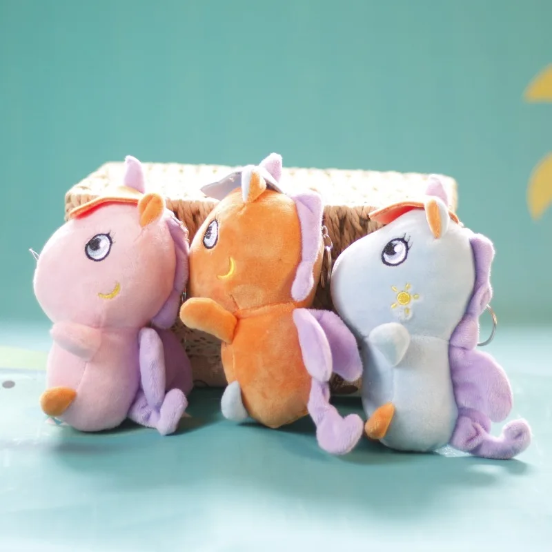 13CM Kawaii Unicorn Plush Toy Keychain Stuffed Unicornio Animal Dolls Soft Cartoon Cute Toys For Kid Girl Kids Birthday Gifts