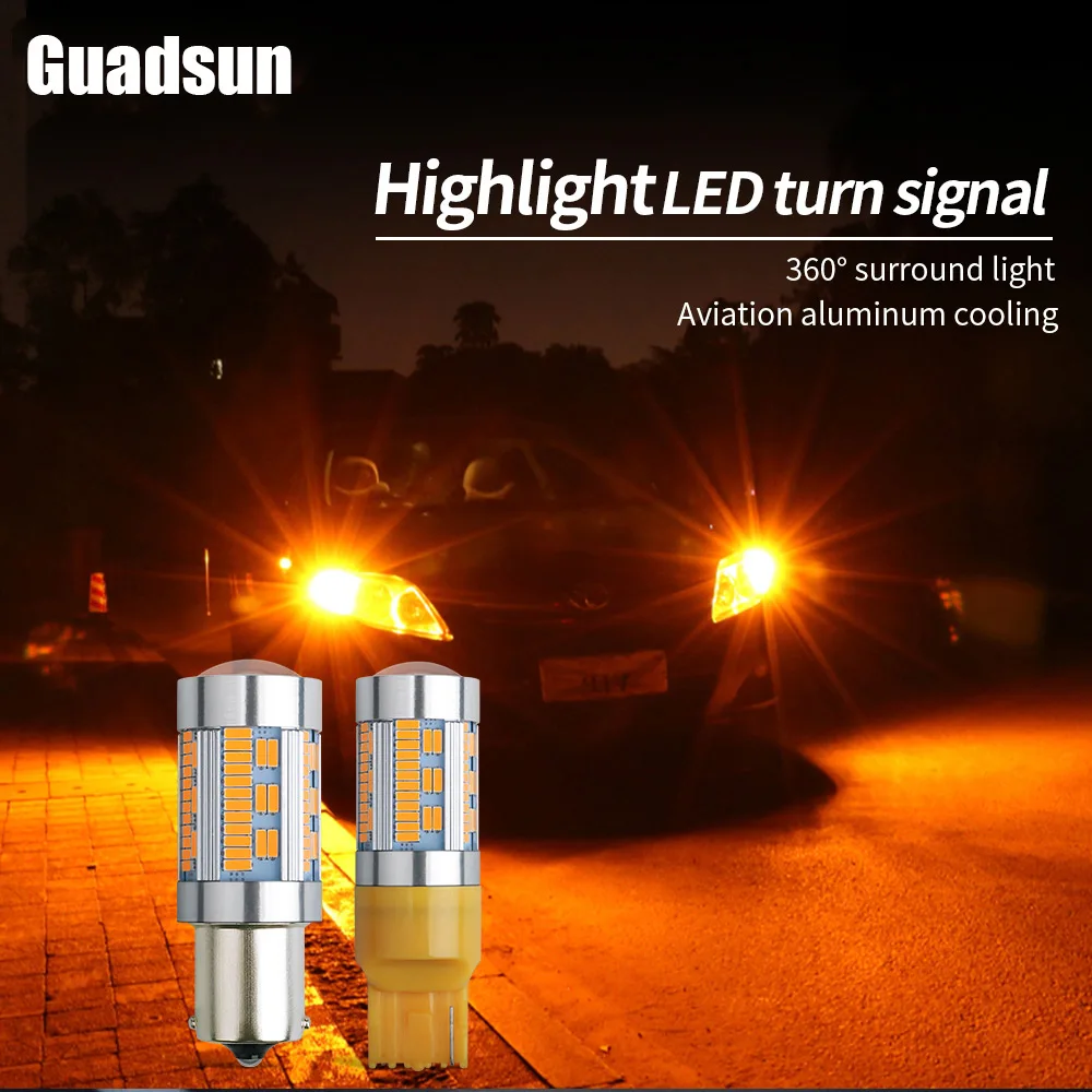 

Guadsun 1PCS LED Canbus No Error 1156 BA15S P21W BAU15S PY21W T20 7440 W21W Bulb 4014 105SMD White For Reverse Turn Signal Light