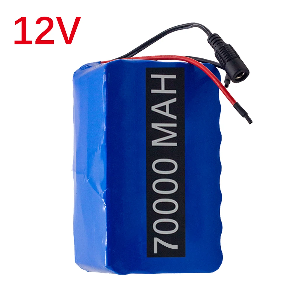 Батарейный блок 3S6P 12 в 70 Ач 12,6 в 70000 мАч BMSLED светлый динамик инструмент игрушечный автомобиль 18650 литий-ионный аккумулятор упаковка 18650 перезаряжаемая батарея