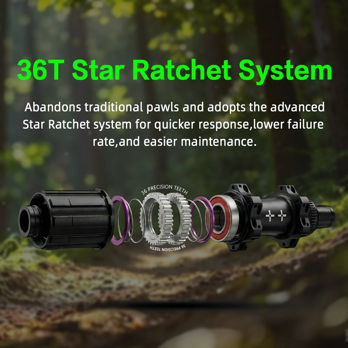 Фото Карбоновые колеса 10PLUS 29er MTB T Series Pro Sapim Cx Ray для горных велосипедов, карбоновые колесные диски, ширина 30 мм, глубина 24 мм №2